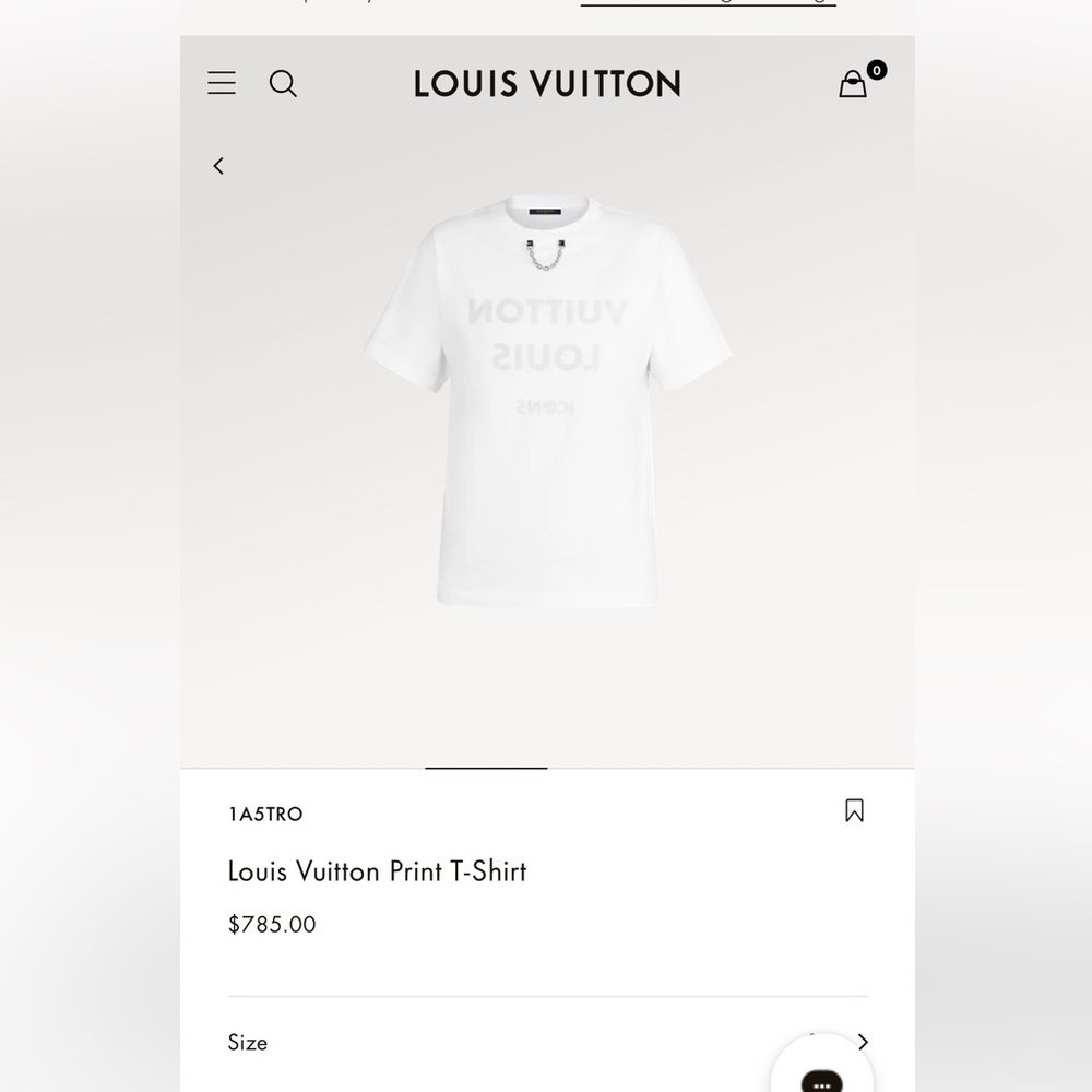 Louis Vuitton Print T-shirt